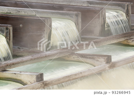 草津温泉 湯けむり 草津温泉湯畑 草津温泉 湯けむり 草津温泉湯畑 93266945