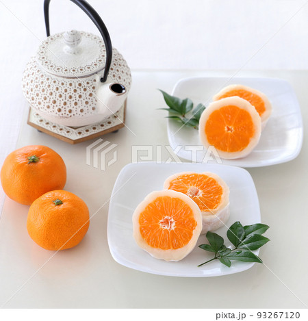 まるごとみかん大福　みかん大福　大福餅 93267120