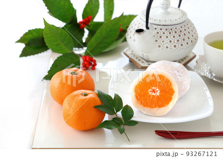 まるごとみかん大福　みかん大福　大福餅 93267121