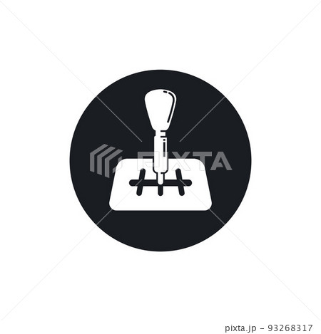 car gear shift handle icon vector illustration... - Stock Illustration  [93268317] - PIXTA