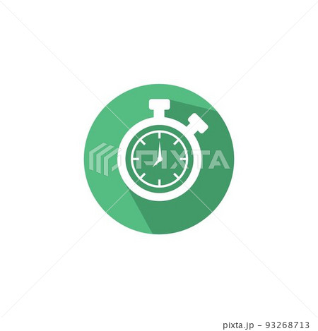 Stopwatch / stop watch timer logo icon vector illustration design template Stopwatch / stop watch timer logo icon vector illustration design template 93268713