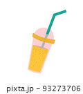 Smoothies.  Flat vector illustration isolated on a white background. 93273706