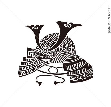 家紋 兜のイラスト素材 [93274188] - PIXTA