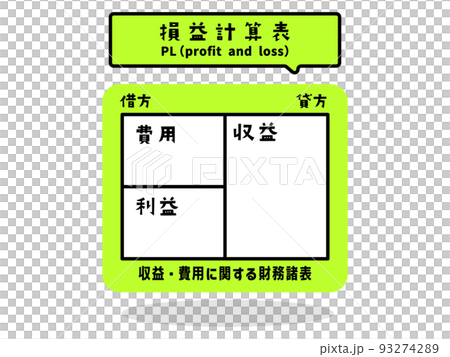 簿記插圖圖標 93274289