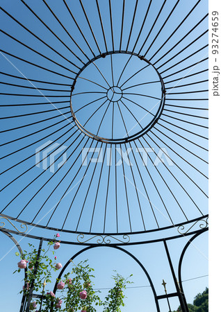 英国式庭園　バラ 93274659