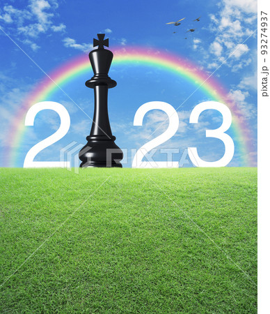 Happy new year 2023 strategy and success concept Happy new year 2023 strategy and success concept 93274937