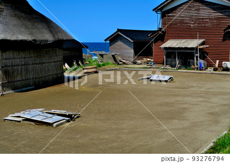 北陸・能登半島・奥能登・能登の揚浜式製塩を伝える塩田・石川県珠洲市 93276794