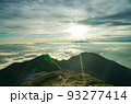 木曽駒ヶ岳 山頂 頂上 夕日 サンセット 長野 中央アルプス 7月 夏 絶景 93277414