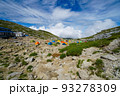 木曽駒ヶ岳 テント場 中央アルプス 日本百名山 絶景 93278309