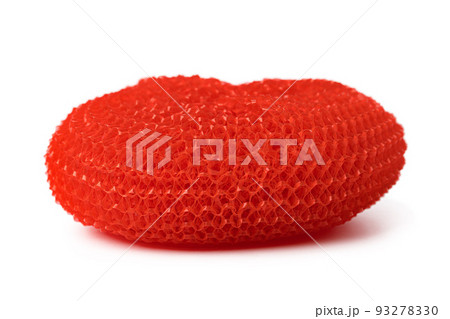 Sponge for dish cleaning isolated on white background 93278330