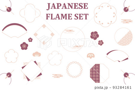 日本のデザインフレームセット　JAPANESE DESIGN FLAME SET 93284161