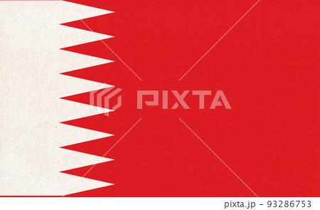 Flag of Qatar on fabric surface. Qatar national flag on textured background. Fabric Texture. 93286753