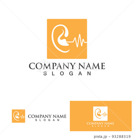 Ear Logo Template vector icon design Ear Logo Template vector icon design 93288319