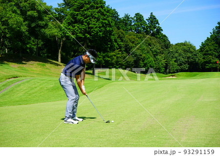 ゴルフプレー ゴルファー 2ndショット01 ゴルフプレー ゴルファー 2ndショット01 93291159