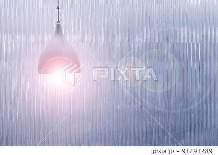 Corrugated metal texture surface or galvanize steel background, Zinc wall texture with ceiling lamp. Corrugated metal texture surface or galvanize steel background, Zinc wall texture with ceiling lamp. 93293289