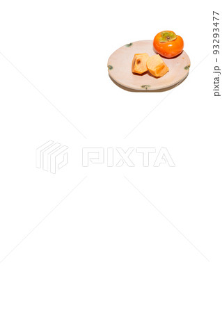 柿 かき カキ 秋の味覚 秋の果物 果物 果実 柿の写真 柿 かき カキ 秋の味覚 秋の果物 果物 果実 柿の写真 93293477