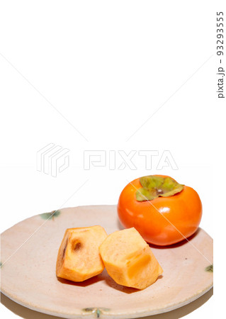 柿 かき カキ 秋の味覚 秋の果物 果物 果実 柿の写真 柿 かき カキ 秋の味覚 秋の果物 果物 果実 柿の写真 93293555