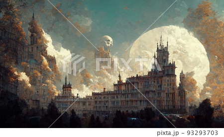 ランドスケープ-お城- 93293703