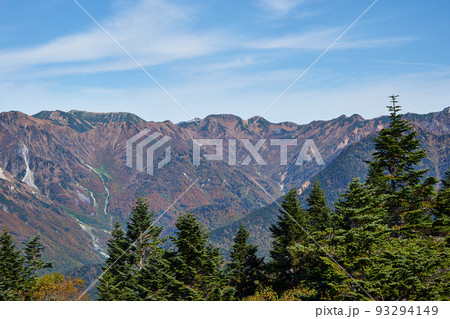 岐阜県 新穂高ロープウェイ 西穂高口駅からの眺め 岐阜県 新穂高ロープウェイ 西穂高口駅からの眺め 93294149