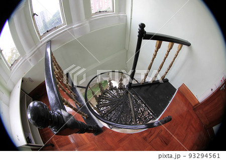 Cast Iron stairs in the Erie Land Light House 29 Oct 2011 93294561