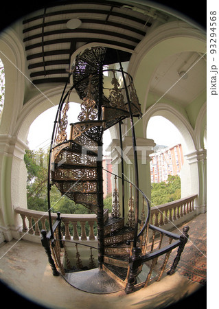 Cast Iron stairs in the Erie Land Light House 29 Oct 2011 93294568