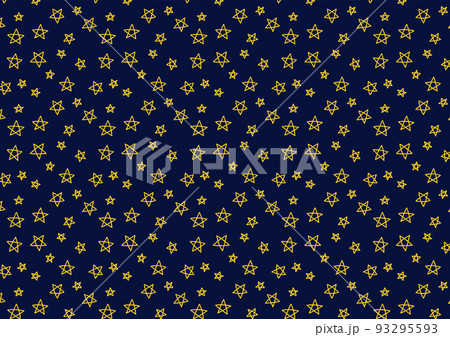 夜空に星が散りばめられたカラーイラスト 背景 壁紙 のイラスト素材