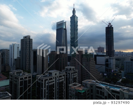 空撮 鳥瞰図 台湾 93297490