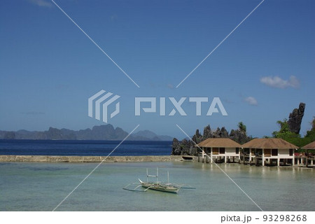 フィリピン パラワン海域のリゾート エルニド ミニロック・ラゲン島のリゾート光景 フィリピン パラワン海域のリゾート エルニド ミニロック・ラゲン島のリゾート光景 93298268