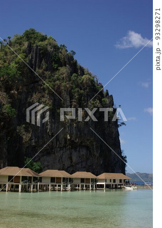 フィリピン パラワン海域のリゾート エルニド ミニロック・ラゲン島のリゾート光景 フィリピン パラワン海域のリゾート エルニド ミニロック・ラゲン島のリゾート光景 93298271