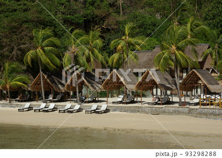 フィリピン パラワン海域のリゾート エルニド ミニロック・ラゲン島のリゾート光景 フィリピン パラワン海域のリゾート エルニド ミニロック・ラゲン島のリゾート光景 93298288