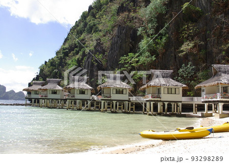 フィリピン パラワン海域のリゾート エルニド ミニロック・ラゲン島のリゾート光景 フィリピン パラワン海域のリゾート エルニド ミニロック・ラゲン島のリゾート光景 93298289