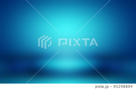 Abstract Luxury gradient Blue background. Smooth Dark blue with Black vignette Studio Banner. 93298894