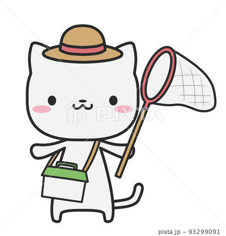 夏休みなネコさん 93299091