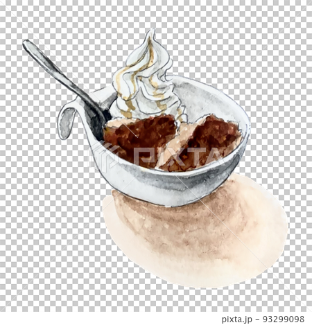 カフェのケーキイラスト カフェのケーキイラスト 93299098