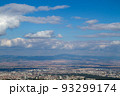 Aerial view of the city of Sofia, Bulgaria. The capital of Bulgaria is located in the west of the country at the foot of the Vitosha mountain range. History of city has more than two thousand years. 93299174