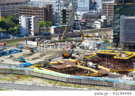 うめきた2期地区　工事現場　 93299484