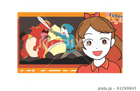 女性Vtuber　ゲーム実況　RPG系 93299845