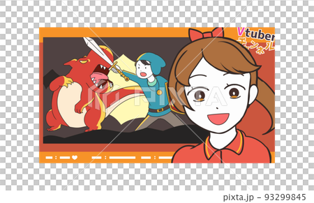 女性Vtuber　ゲーム実況　RPG系 93299845