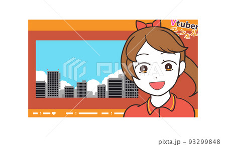 女性Vtuber　テレビを同時視聴 93299848