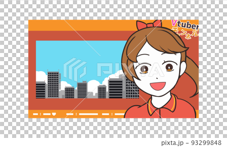女性Vtuber　テレビを同時視聴 93299848