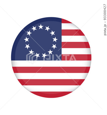 The Betsy Ross flag is an early design of the flag of the United States. The Betsy Ross flag is an early design of the flag of the United States. 93300427
