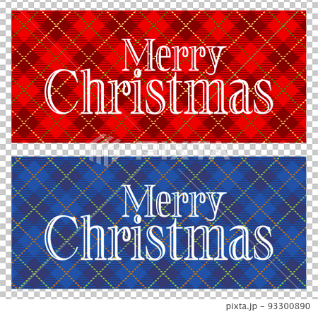 Illustration image for Christmas check pattern 93300890