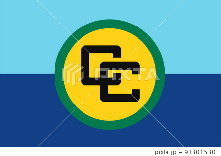 Original and simple Caribbean Community (CARICOM) flag . 93301530