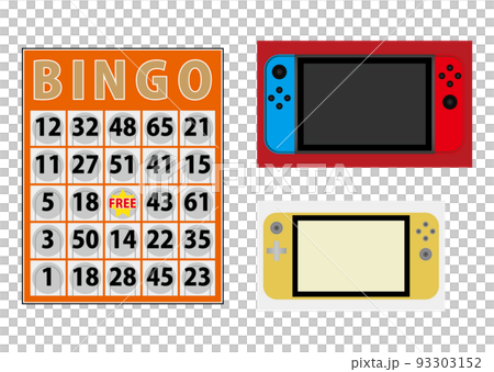 ビンゴとゲーム機 93303152