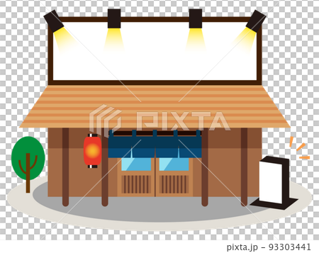 Izakaya exterior illustration 93303441