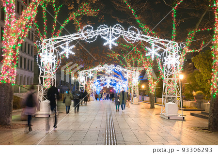 【大阪府】12月・大阪・光の饗宴2021　御堂筋イルミネーション2021　大阪市役所 93306293