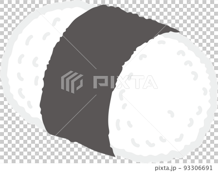 おにぎり_俵おにぎり_海苔真ん中 93306691