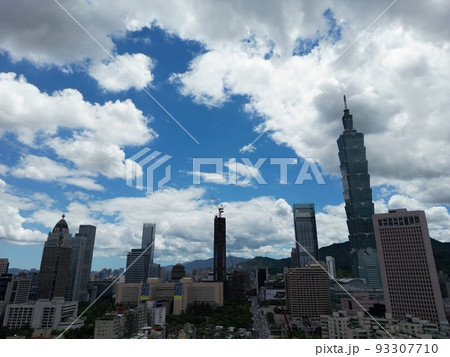 空撮 鳥瞰図 台湾 93307710