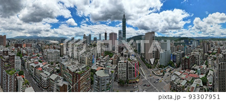 空撮 鳥瞰図 台湾 93307951