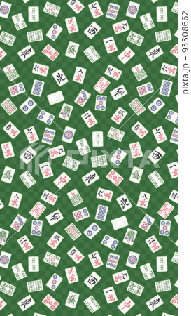 垂直麻將牌的圖案說明 93308662